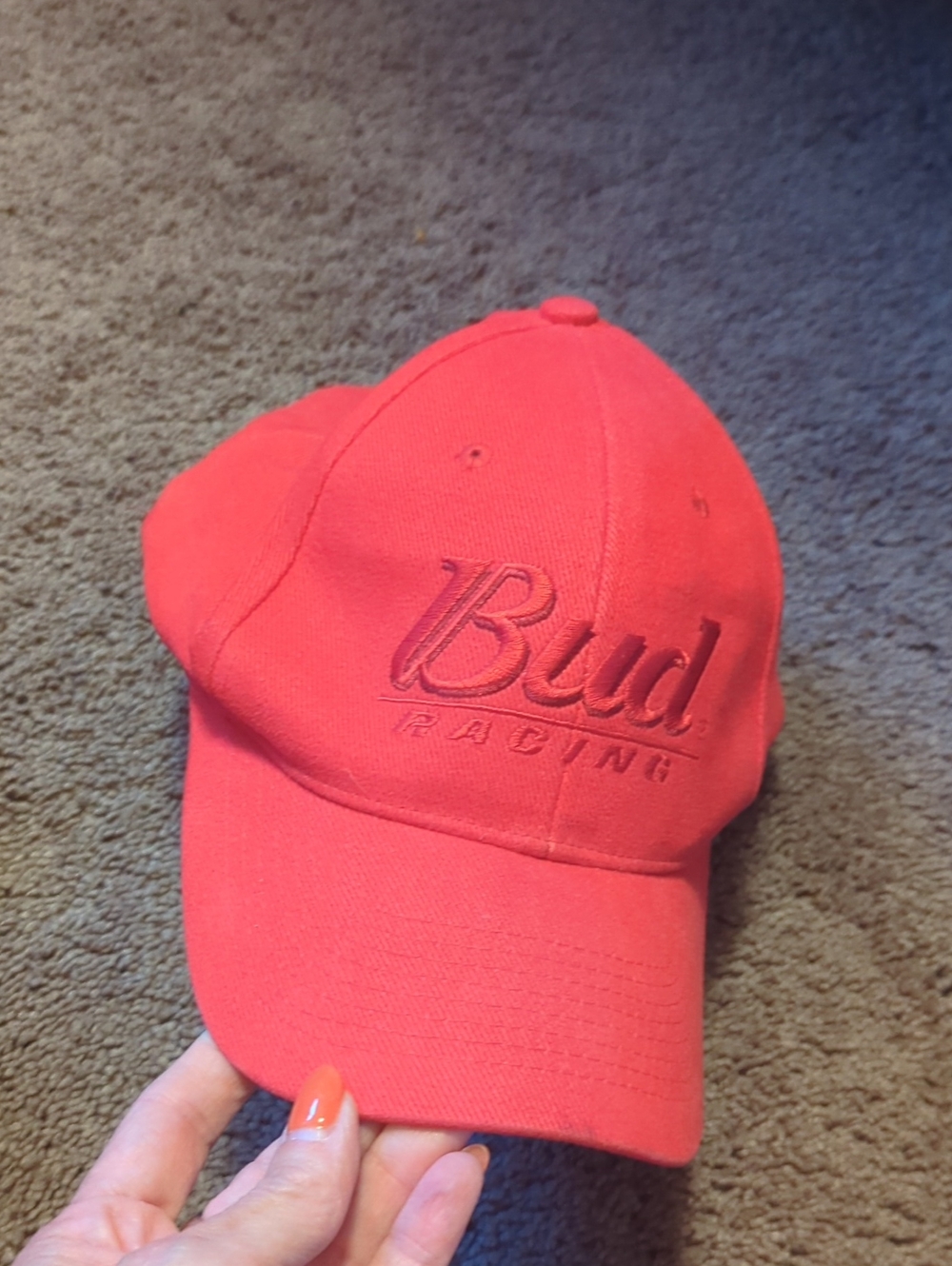 Men's  Bud Red Baseball Cap